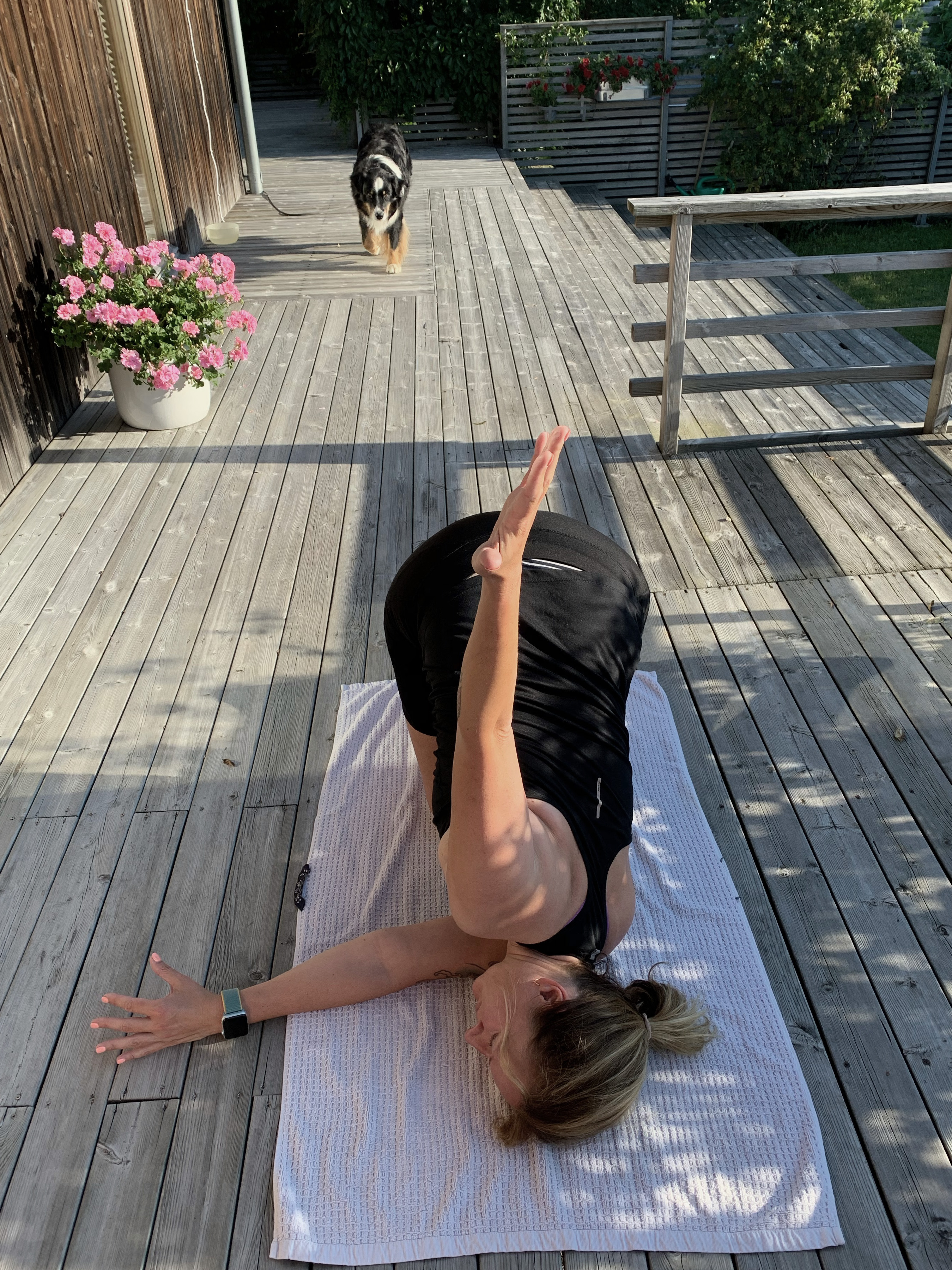 yoga, ute, folkehelse, forebyggende